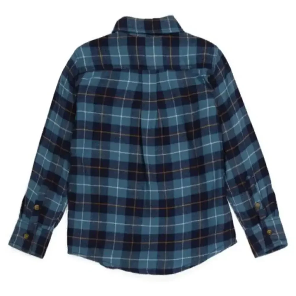 New! Tommy Bahama Big Boy Plaid Flannel Button Down Shirt